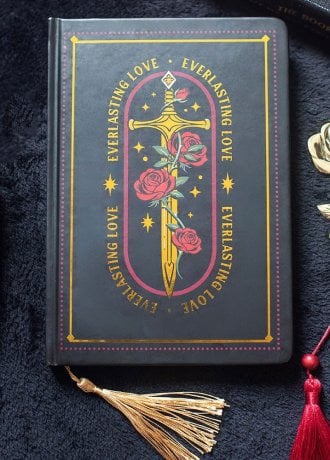 Attitude Clothing Rose & Sword A5 Notebook