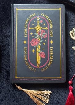 Rose & Sword A5 Notebook