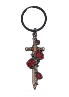 Rose & Sword Keyring