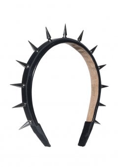 Silver Spike Studded Head Band