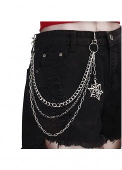 Spider Web Triple Hip Chain