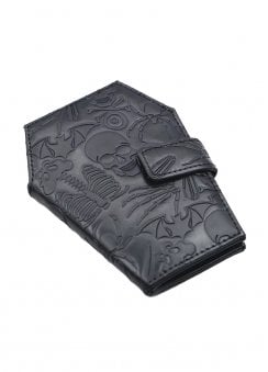 Spooky Embossed Coffin Wallet