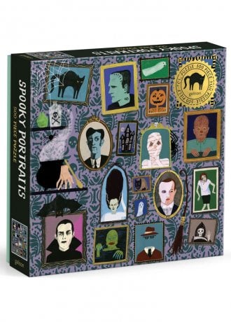 Attitude Clothing Spooky Portraits 500 Piece Foil Puzzle