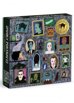 Spooky Portraits 500 Piece Foil Puzzle