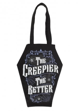 Attitude Clothing The Creepier The Better Coffin Shaped Tote Bag