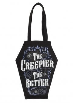 The Creepier The Better Coffin Shaped Tote Bag