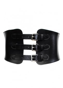 Triple Buckle Elasticated Belt