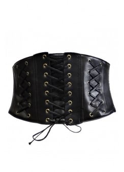 Triple Lace Up Corset Belt