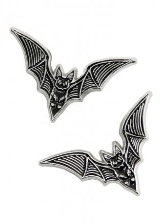 Attitude Clothing Vampire Bat Collar Clips 
