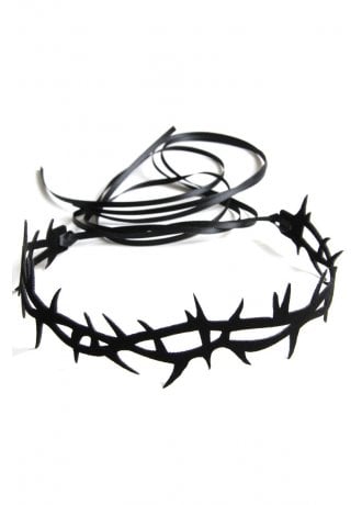 Attitude Clothing Velvet Thorns Choker