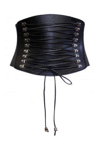 Attitude Clothing Wide Laced Corset Belt