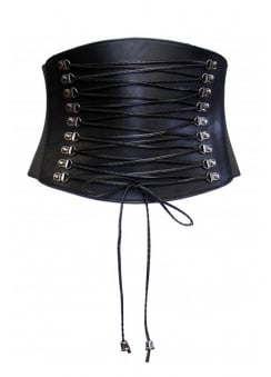 Wide Laced Corset Belt