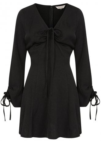 Banned Apparel Black Serpent Seam Dress