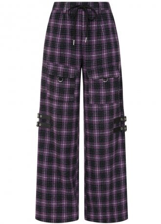 Banned Apparel Checkpoint Chaos Wide Leg Trousers