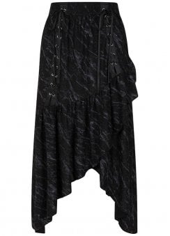 Dark Angel Lace-Up Skirt