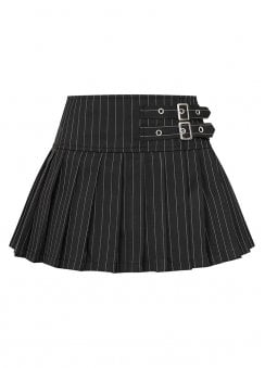 Flash Pinstripe Mini Skirt