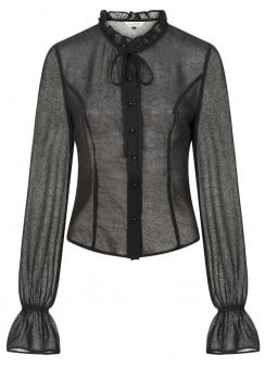 Moonlit Romance Sheer Blouse