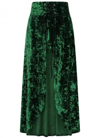 Banned Apparel Sanctum Velvet Skirt