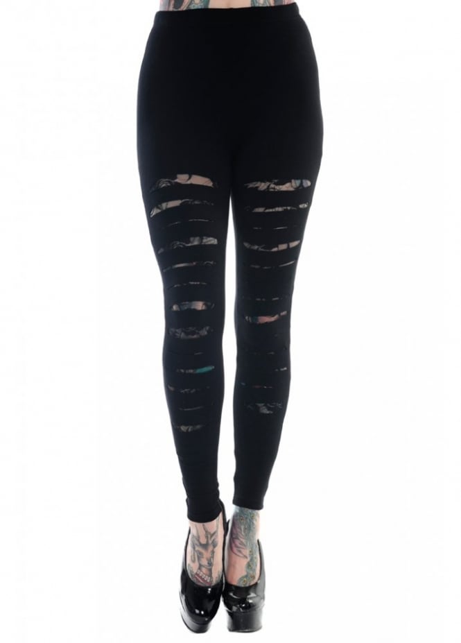 Banned Apparel Slashed Leggings