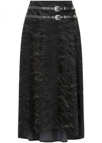 Banned Apparel Straphex Midi Skirt