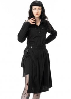 Cynara Pleated Midi Dress