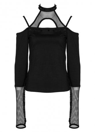 Chemical Black Gilda Off The Shoulder Top