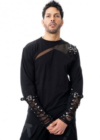 Chemical Black Silas Gothic Top