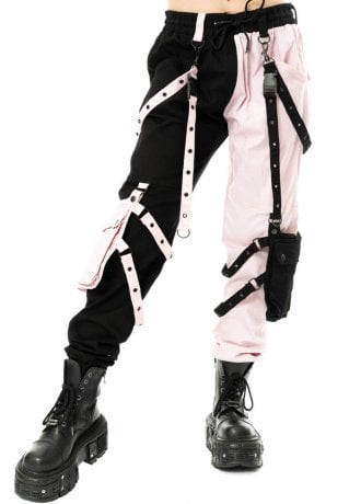 Chemical Black Veil & Void Bondage Pants