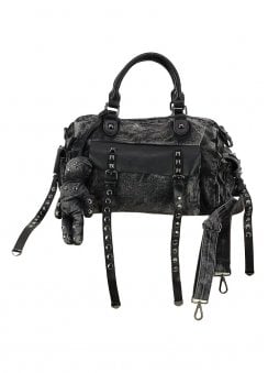 Vintage Wash Denim Satchel