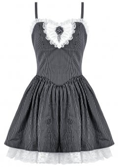 Striped Sweetheart Lace Lolita Dress