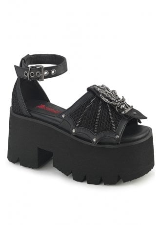 DemoniaCult Ashes 11 Platform Sandal