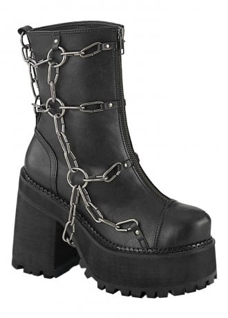 DemoniaCult Assault 66 Chain Link Boot