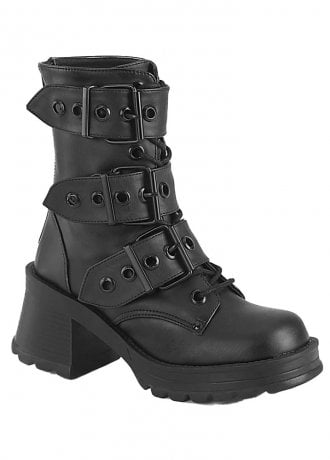 DemoniaCult Bratty 118 Buckle Boot