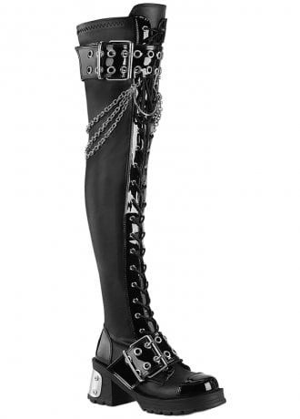 DemoniaCult Bratty 304 Over The Knee Boot