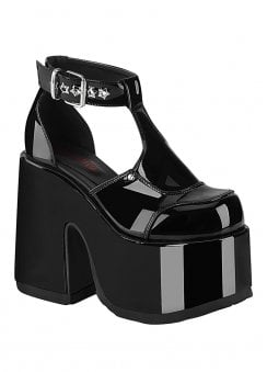 Camel 103 Patent T-Strap Sandal