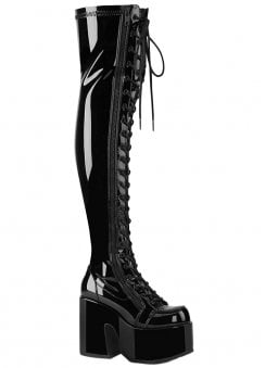Camel 300 Patent Over The Knee Boot