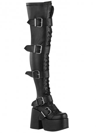 DemoniaCult Camel 305 Thigh High Boot