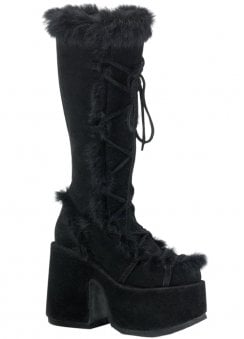Camel 311 Faux Fur Knee High Boot