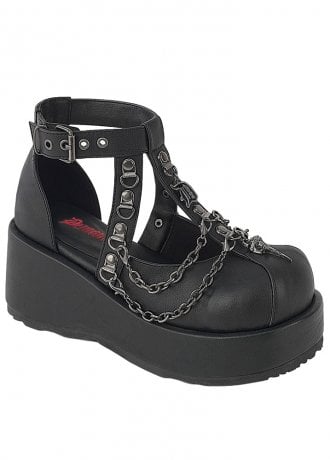 DemoniaCult Cubby 28 Platform Cage Shoe