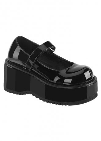 DemoniaCult Dollie 01 Patent Platform Mary Jane
