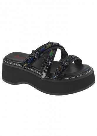 DemoniaCult Emily 07 Bat Buckle Sandal