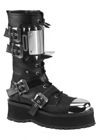 DemoniaCult Gravedigger 250 Gothic Toe Cap Boot