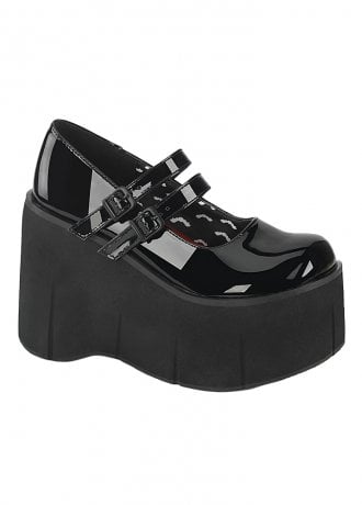 DemoniaCult Kera 08 Patent Platform Shoe