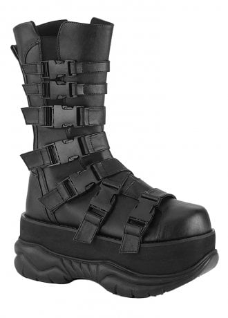 DemoniaCult Neptune 210 Strap Platform Boot