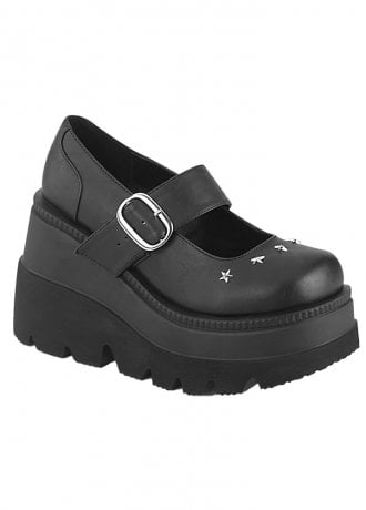 DemoniaCult Shaker 23 Wedge Shoe