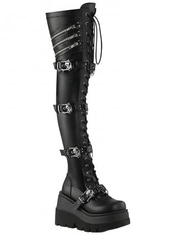 DemoniaCult Shaker 420 Over The Knee Boot