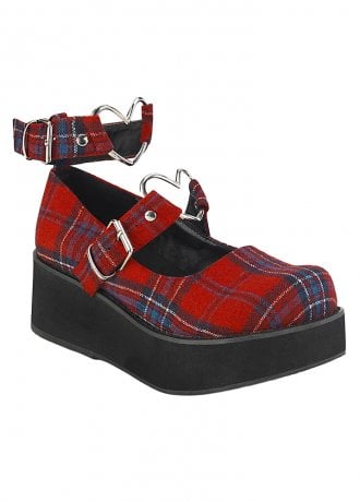 DemoniaCult Sprite 02 Tartan Shoe