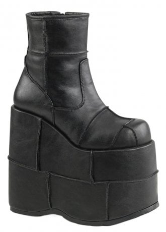 DemoniaCult Stack 201 Platform Ankle Boot