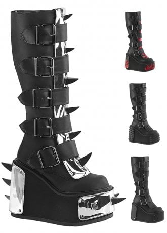 DemoniaCult Transformer 800 Knee High Boot