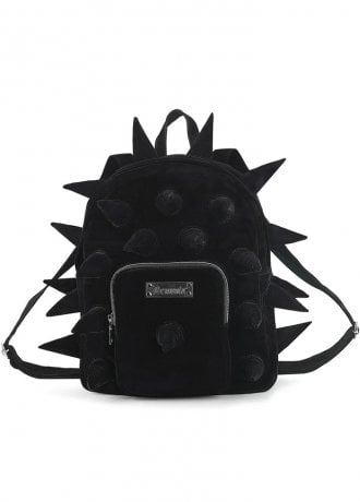 DemoniaCult Velvet Spiked Mini Backpack